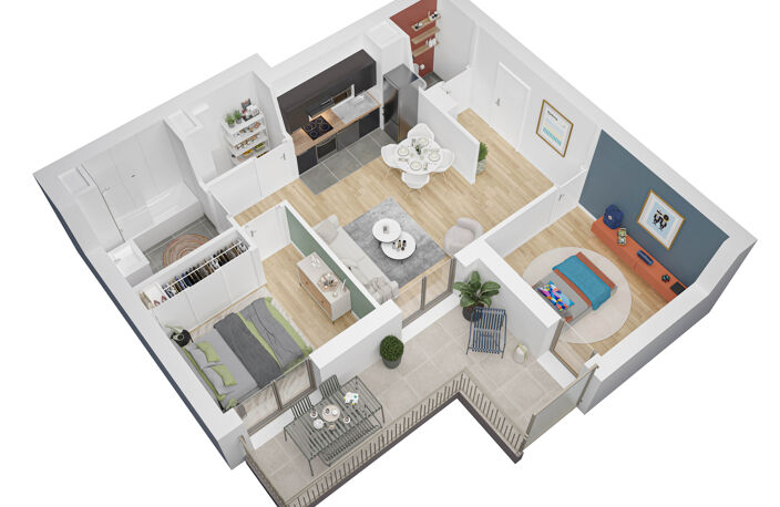 Vente programme neuf T2, T3, T4 43 à 81 m² Vanves (92170) — photo 4