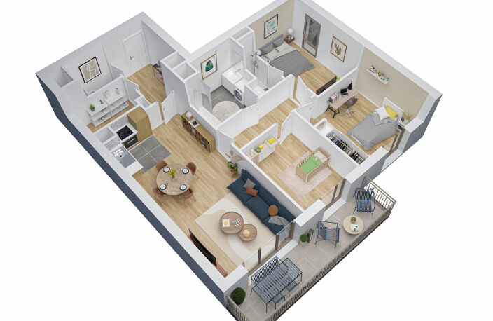 Vente programme neuf T2, T3, T4 43 à 81 m² Vanves (92170) — photo 5