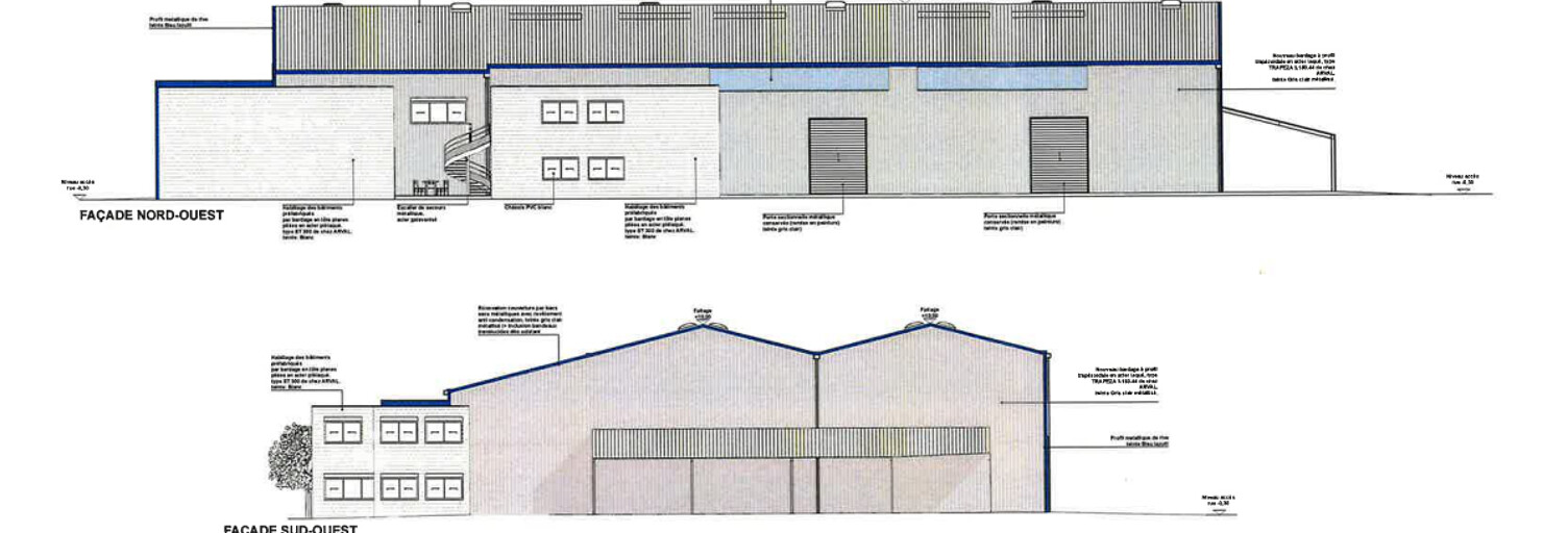 Local industriel  1870 m² à vendre à Téteghem-Coudekerque-Village (59380)