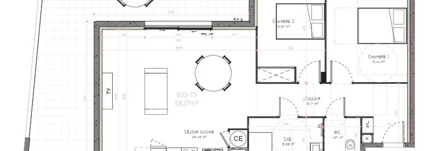 Appartement 3 Pièces 69 m² à vendre à Uzès (30700)