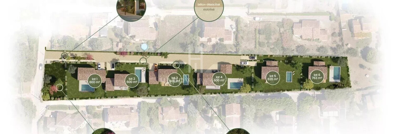 Terrain  600 m² à vendre à Fontvieille (13990)