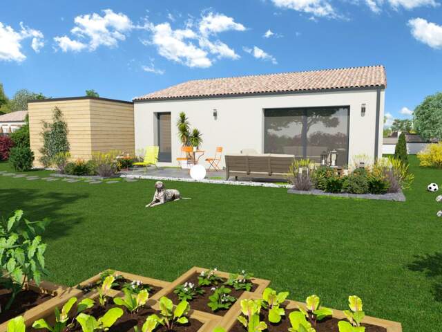 Projet de construction d'une maison 80 m² avec terrain à SMARVES (86) — photo du bien