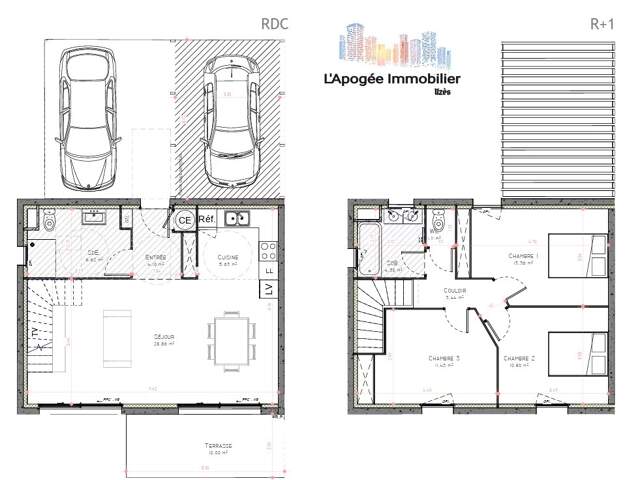 Villa mitoyenne T4 – Résidence neuve à Uzès (VEFA) — photo du bien