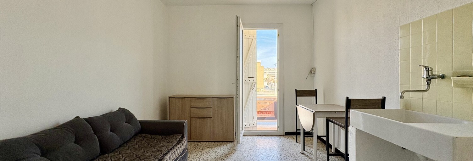 Appartement 2 Pièces 28 m² à vendre à Port-la-Nouvelle (11210)