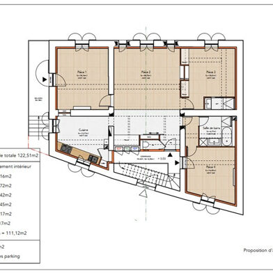 Appartement 4 pièces 370000 €
