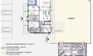 Local industriel  660 m² à louer à Chilly-Mazarin (91380)