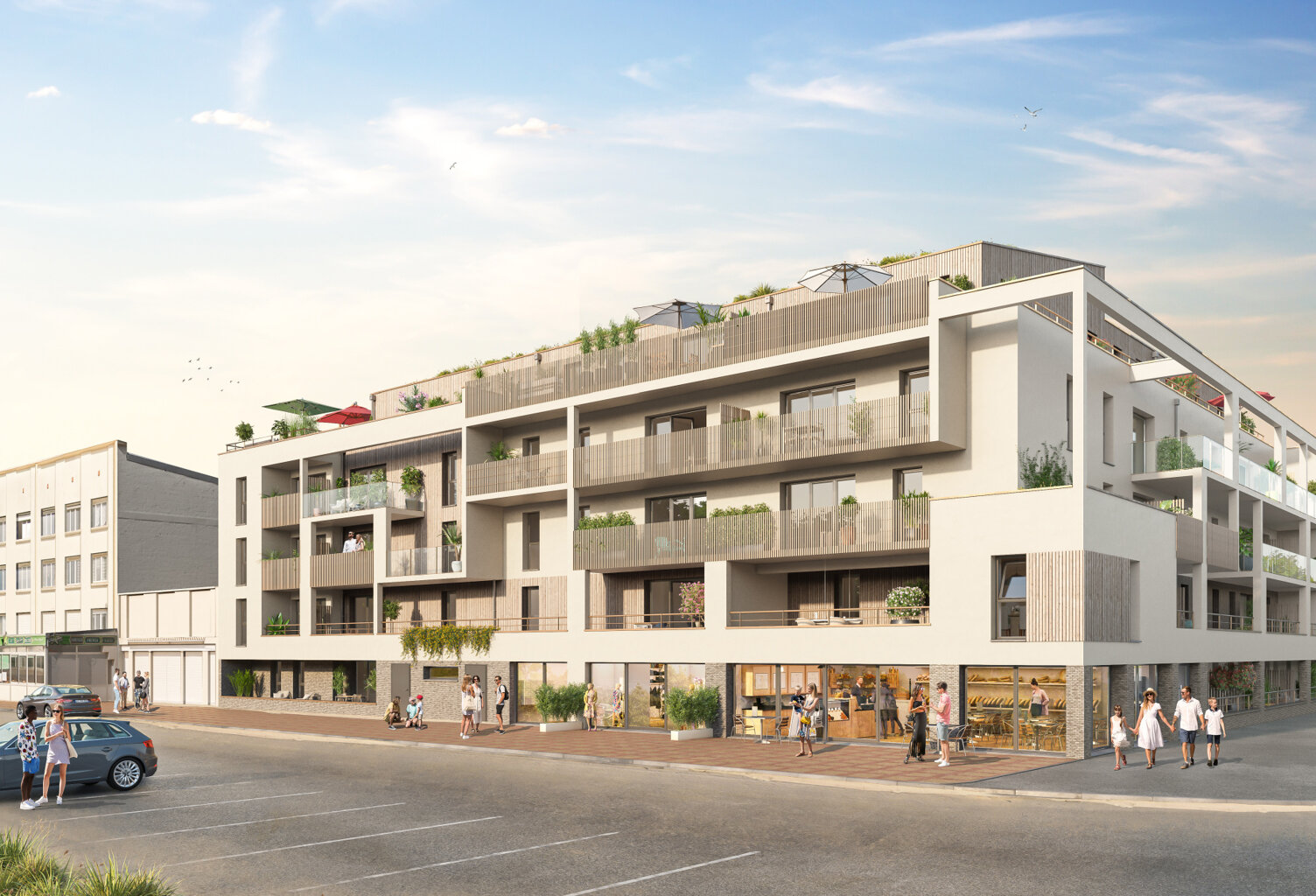 Programme neuf   T2 avec balcon à 50 m de la plage   Livrais — photo 1