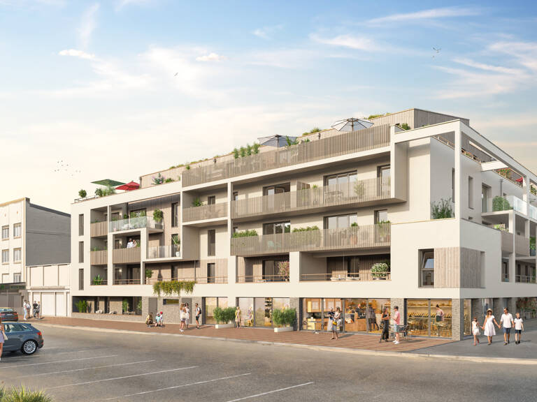 Programme neuf   T2 avec balcon à 50 m de la plage   Livrais — photo 1