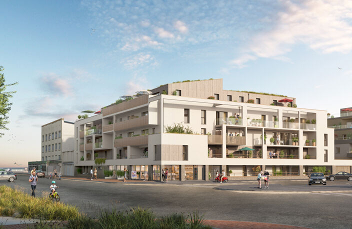 Programme neuf   T2 avec balcon à 50 m de la plage   Livrais — photo 2
