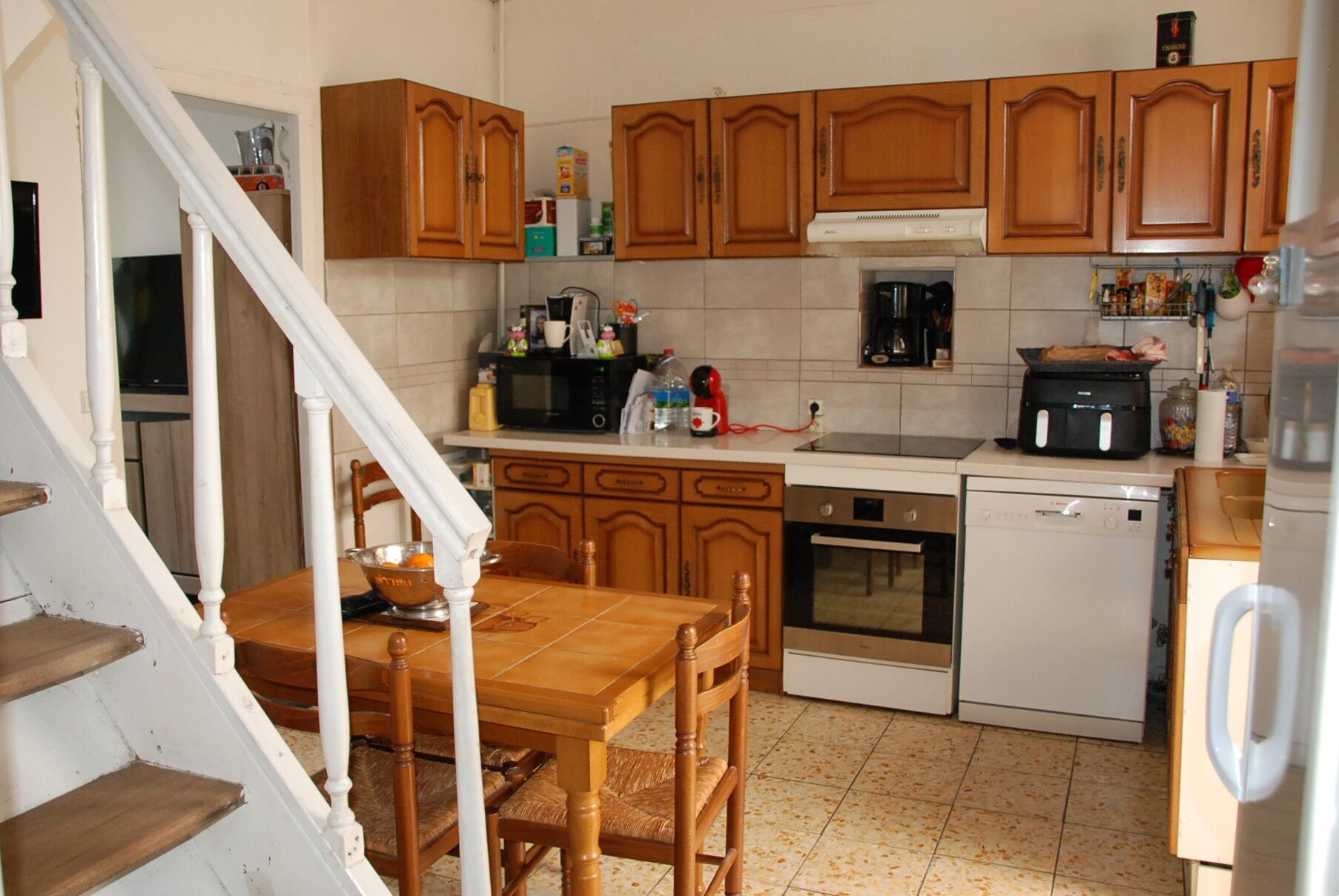 Fecamp : maison en bon etat grande surface habitable avec cour expose plein sud 