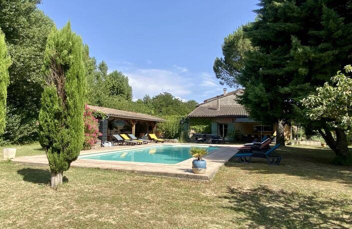 Villefranche, bâtisse de caractère avec chambres d'hôtes, dépendances, jardin et piscine — photo 3