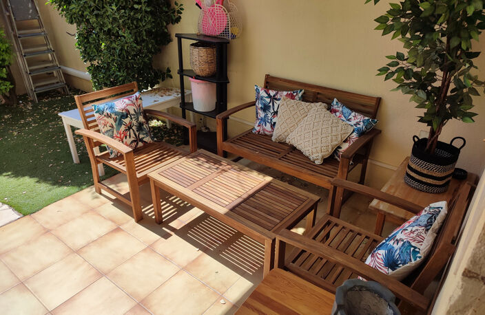 ACHAT CAP D'AGDE T2 DUPLEX + GARAGE AMENAGE EN T2 COMBLES + — photo 2