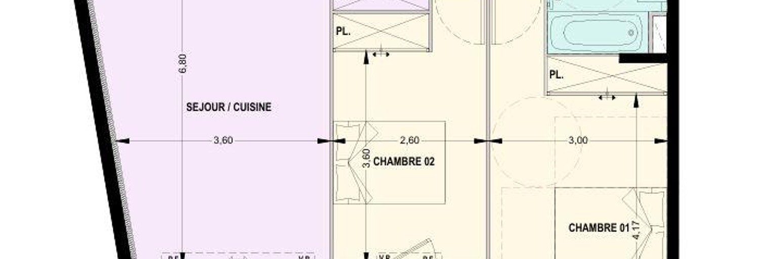 Appartement 3 Pièces 66 m² à vendre à Le Cannet (06110)