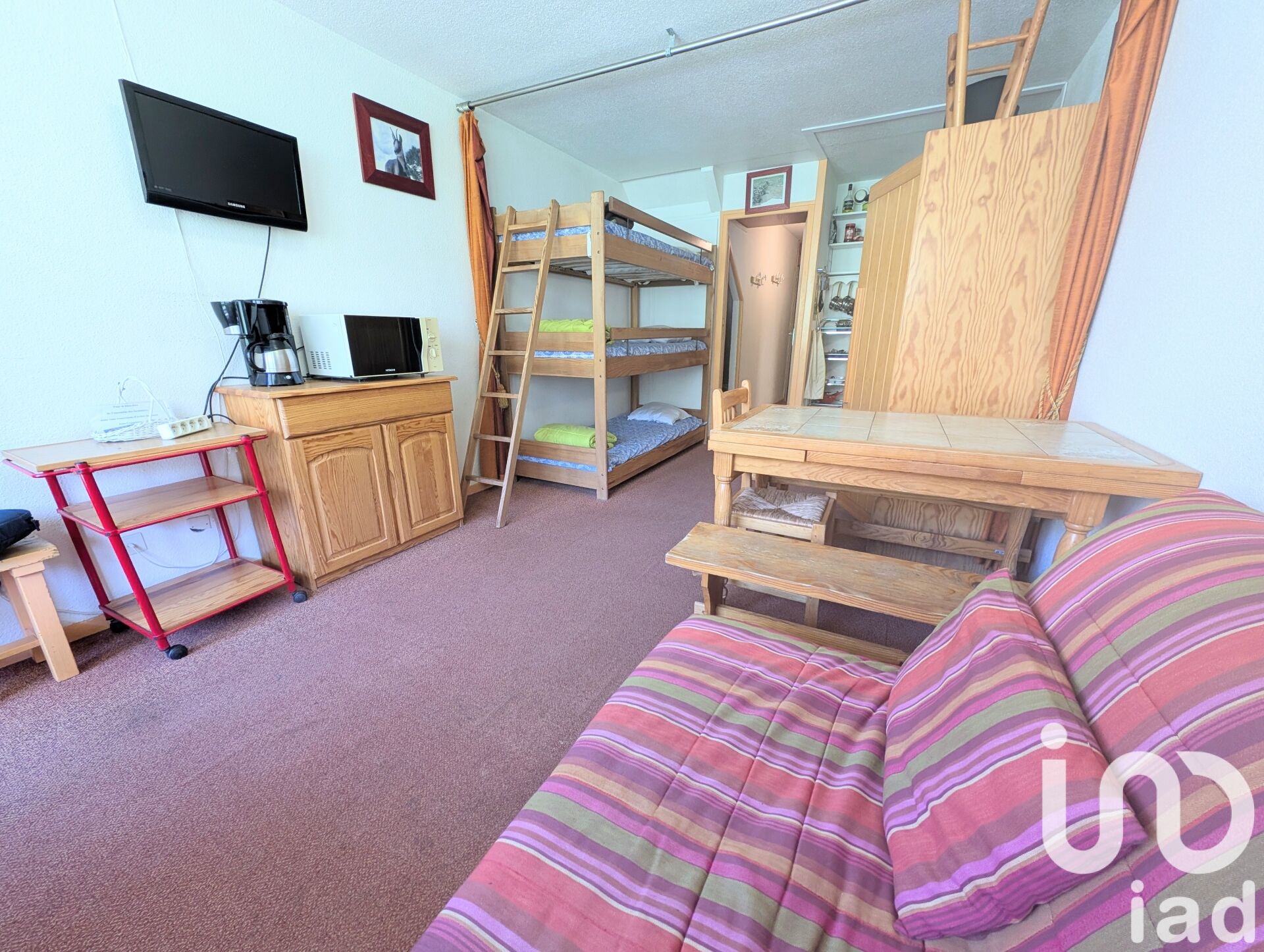 Appartement à vendre, 1 pièces, 23 m², La Mongie