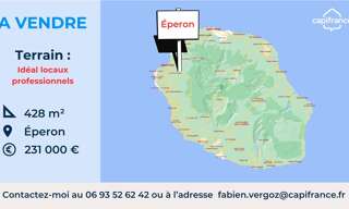 Terrain  428 m² à vendre à Saint-Paul (97435)