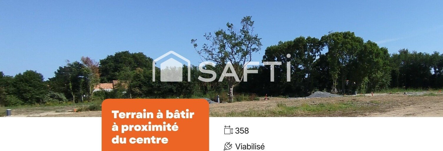 Terrain  358 m² à vendre à Le Fenouiller (85800)