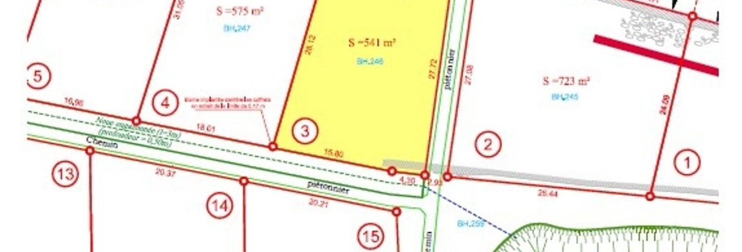 Terrain  541 m² à vendre à Le Puy-en-Velay (43000)