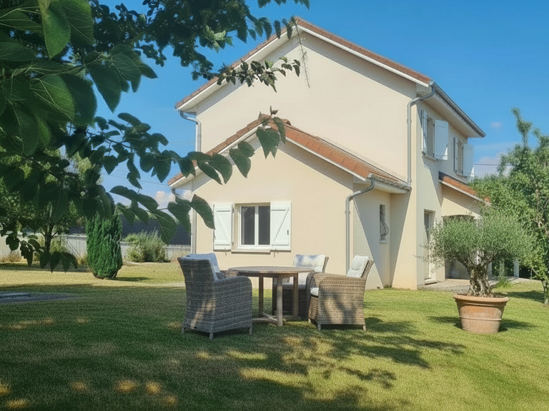 10 min de Bourgoin RESIDENTIEL MAISON 5 CHAMBRES GARAGE ET PISCINE - terrain  1558 m2 — photo 1