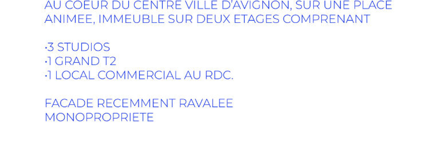 Immeuble  205 m² à vendre à Avignon (84000)