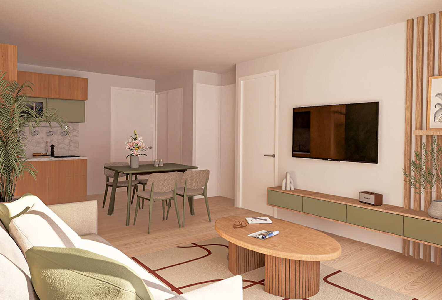 Appartement (T3) - 60.65 — photo 1