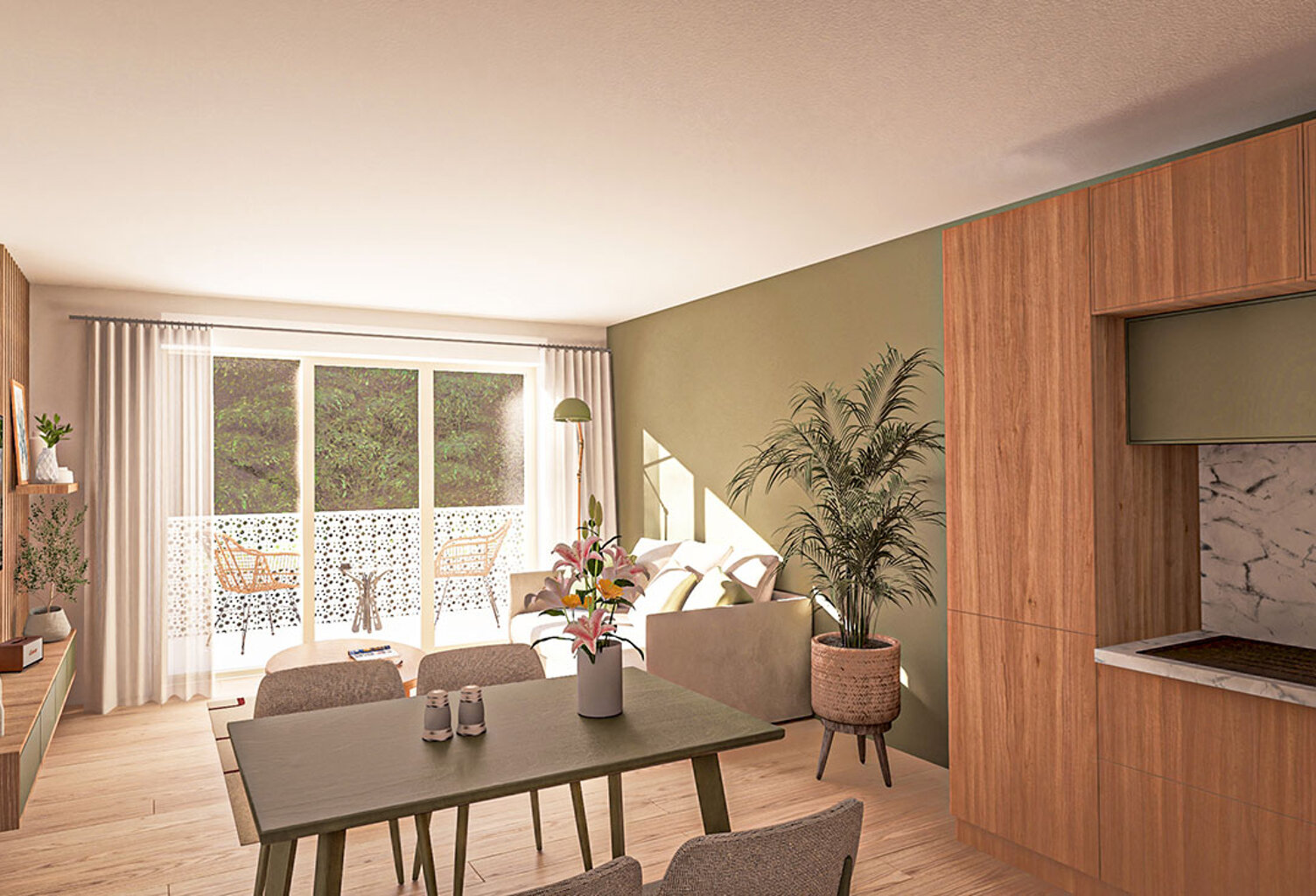 Appartement (T3) - 60.65 — photo 1