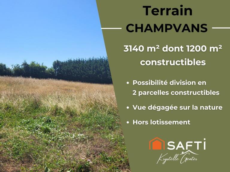 A Champvans grand terrain en partie constructible! — photo 1