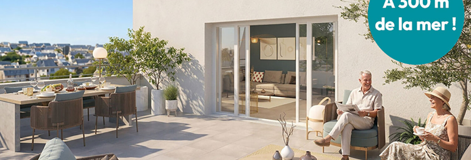 Appartement neuf T2, T3, T4 Pièce 42 à 87 m² à vendre à La Turballe (44420)