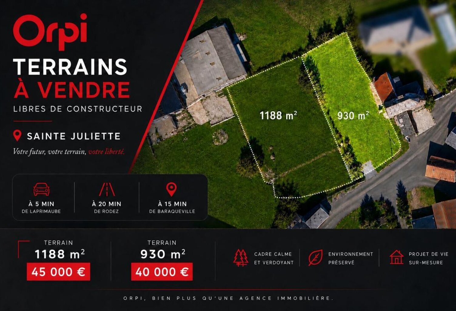 Un environnement paisible à seulement 5 min de La Primaube   — photo 1