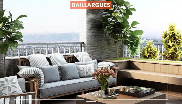 Appartement 3 pièces  à vendre Baillargues 34670