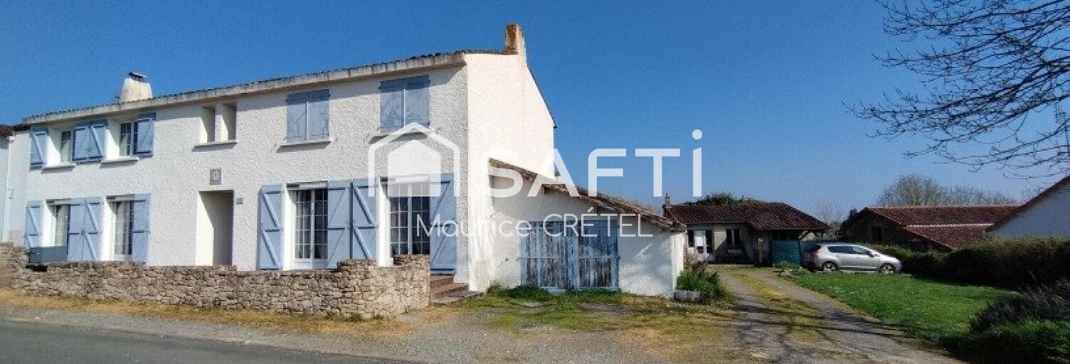 Maison 6 Pièces 130 m² à vendre à Chauché (85140)