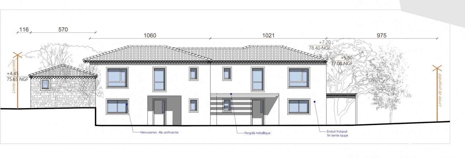 Terrain  2069 m² à vendre à Mougins (06250)