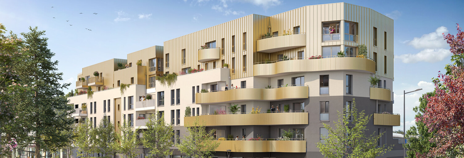 Appartement neuf T2, T3, T4 Pièce 43 à 87 m² à vendre à Tours (37000)