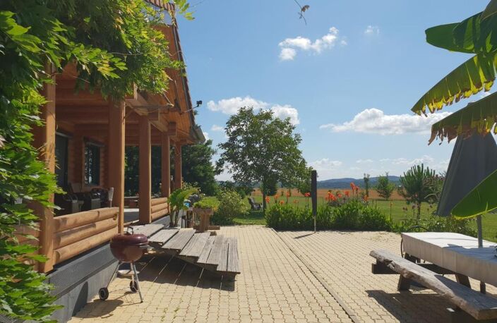 À vendre, proche de Trie-sur-Baïse (Gers) - Charmant chalet de plain-pied avec sauna, abris voitures, atelier, jardin paysager. Vue imprenable sur la campagne et les montagnes, à proximité de la ville — photo 5