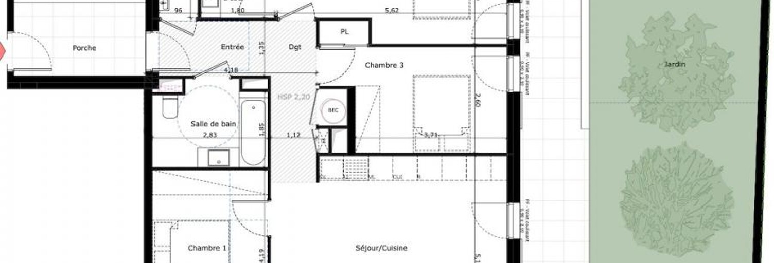 Appartement 4 Pièces 85 m² à vendre à Les Adrets-de-l'Estérel (83600)