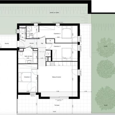 Appartement 4 pièces 689000 €