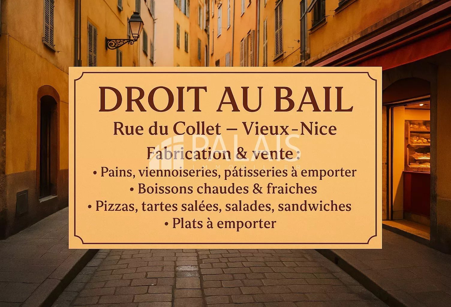 Droit au bail Snack — photo 1