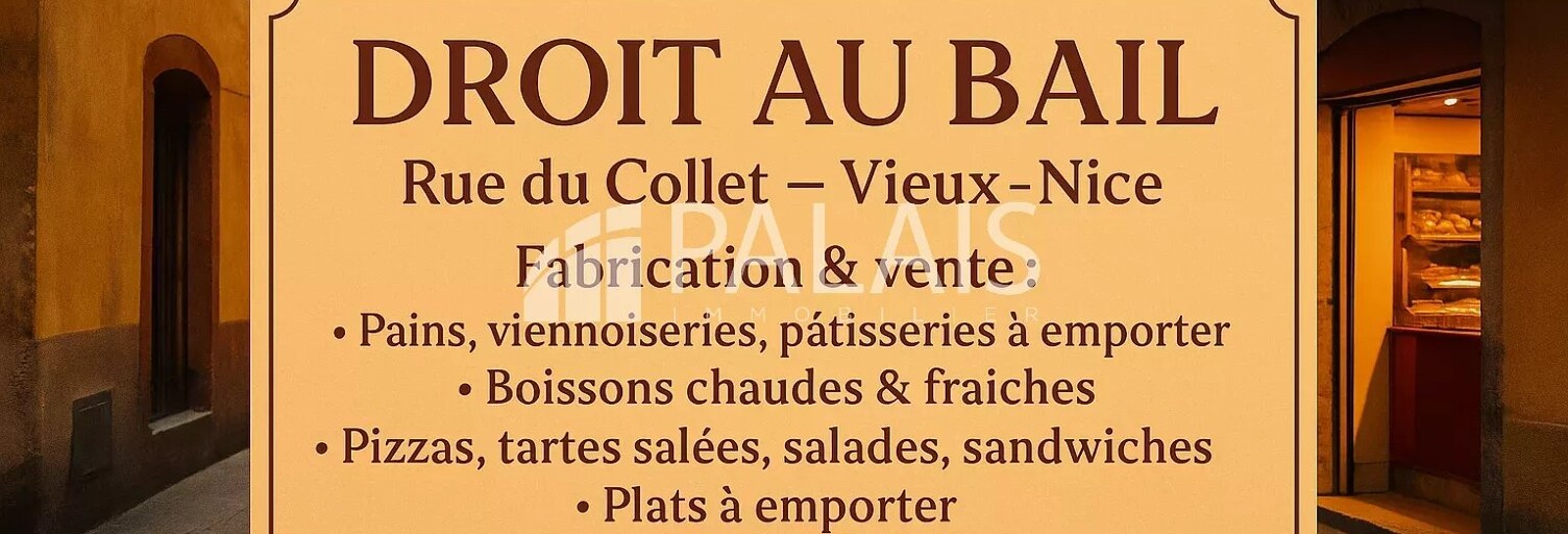 Commerce  58 m² à vendre à Nice (06300)