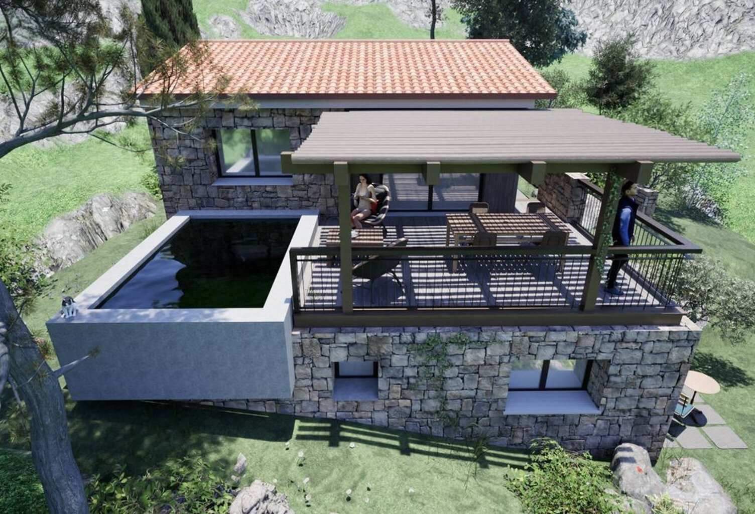 SITUÉE ENTRE PORTO-VECCHIO ET FIGARI, DÉCOUVREZ VOTRE VILLA — photo 1