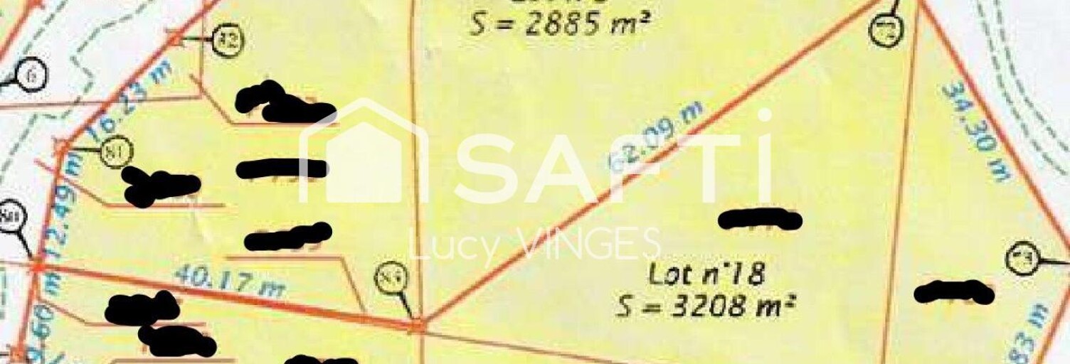 Terrain  3208 m² à vendre à Mauroux (46700)