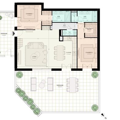 Appartement 4 pièces 861000 €