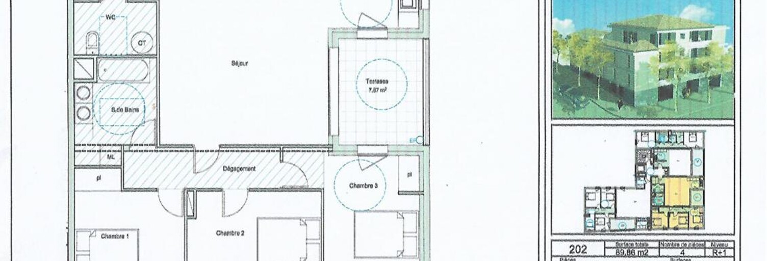 Appartement 4 Pièces 90 m² à vendre à Draguignan (83300)