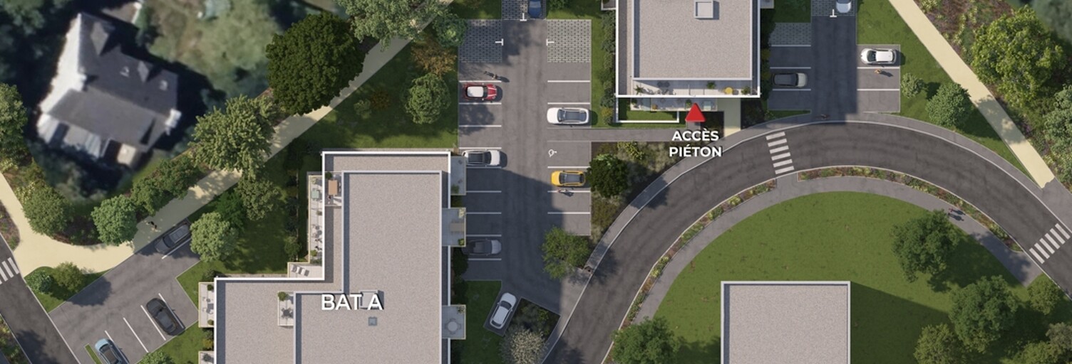 Appartement neuf T2, T3 Pièce 41 à 64 m² à vendre à Saint-Renan (29290)