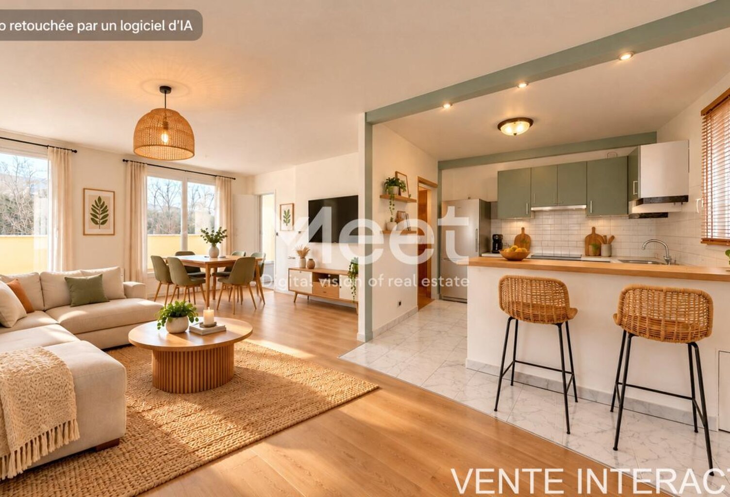 Duplex 3 chambres avec terrasse et box — photo 1