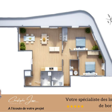 Appartement 3 pièces 310000 €