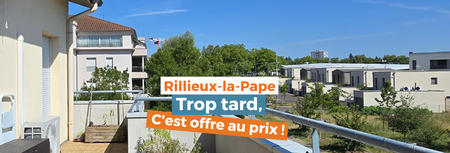 Appartement 4 Pièces 76 m² à vendre à Rillieux-la-Pape (69140)