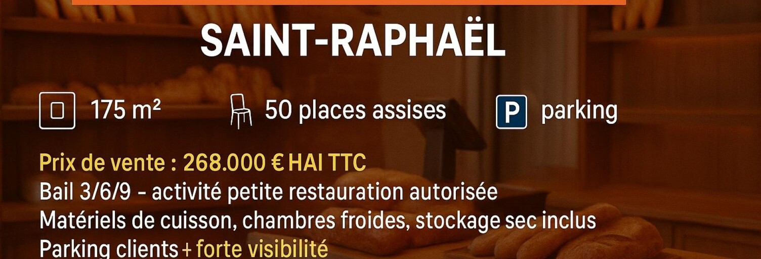 Commerce  175 m² à vendre à Saint-Raphaël (83700)