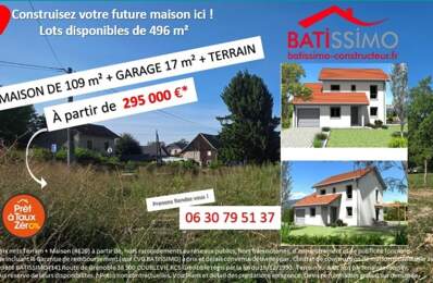 Terrain à vendre de 496,00 m² ENTRE DEUX GUIERS (38) — photo du bien