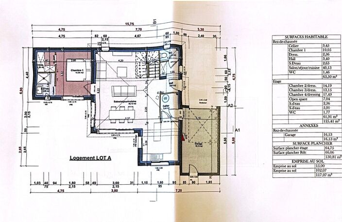 GRAU D'AGDE(34) PROJET CONSTRUCTION VILLA CONTEMPORAINE 4 FACES, TERRAIN 586 m2, ACCES MER PROCHE — photo 2