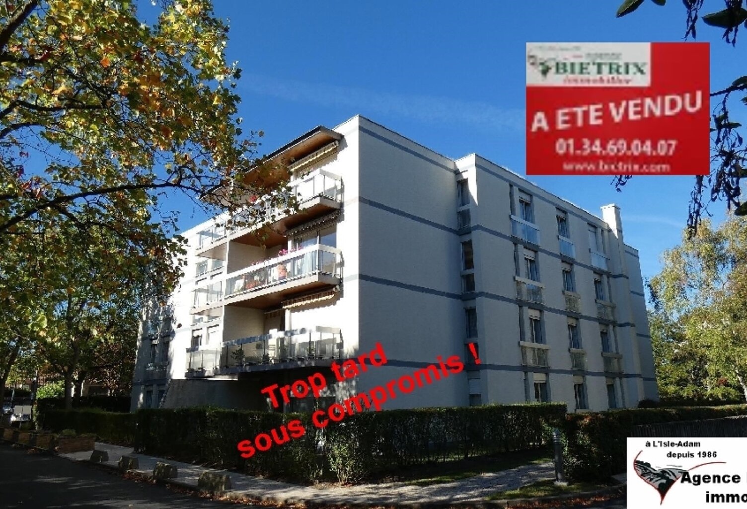 Vente appartement 2 pièces 43 m² L'Isle-Adam (95290) — photo 1