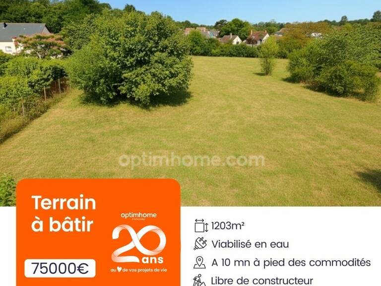 Terrain de 1 200 m², à deux pas du centre — photo 1